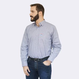 Camisa Xadrez Claro - Manga Longa - Masculina