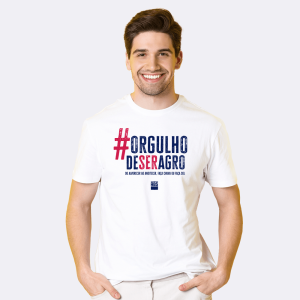 Camiseta Masculina #Orgulhodeseragro