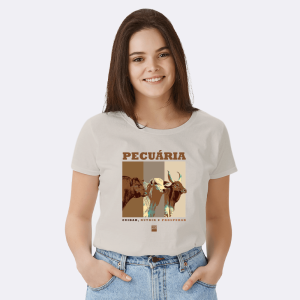 Baby Look Egipicia - Estampa Animais Corte