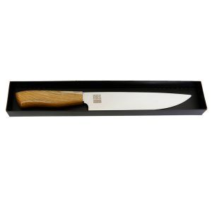 Faca Barbecue 9" com Bainha de Madeira