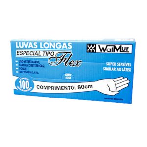 Luvas Plasticas 5 Dedos 80Cm