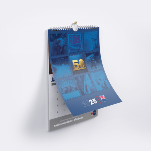 Calendário de Parede 2025 Personalizado ABS