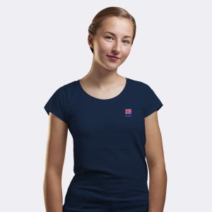 Babylook Feminina Dryfit Azul Marinho