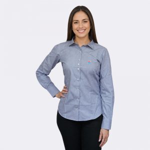 Camisa Feminina Xadrez Claro