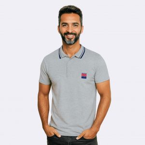 Polo Piquet Gold Masculina Mescla
