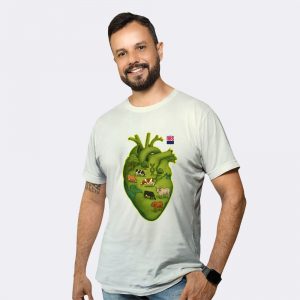 Camiseta Masculina - Coração Agro
